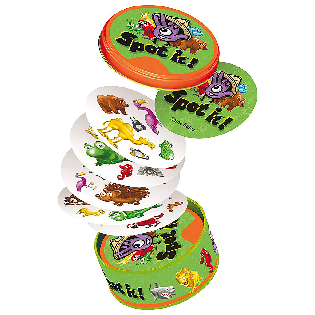 PATPAT Dobble Card Game Spot It! Classic Card Game | Game for Kids | Age 6+ | 2 to 8 Players | Average Playtime 15 Minutes | Eco-Blister PATPAT Dobble Card Game Spot It! Classic Card Game | Game for Kids | Age 6+ | 2 to 8 Players | Average Playtime 15 Minutes | Eco-Blister
